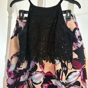 Floral Lace Dress | Homecoming, Wedding Guest, Date Night - Size 7